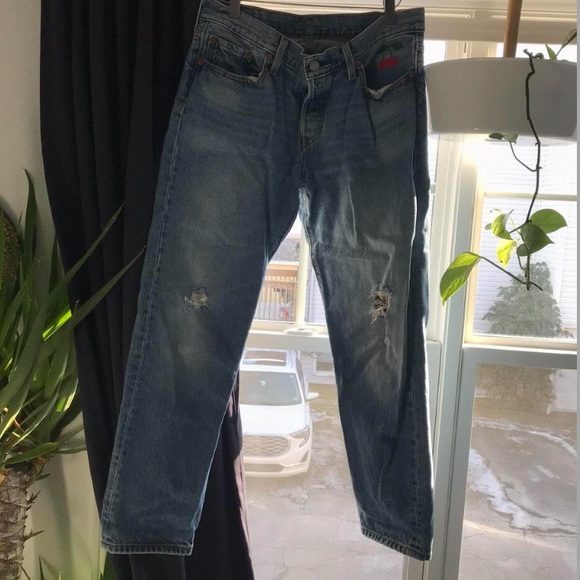 Vintage Patchwork Straight Jean Levi’s - Picture 3 of 3